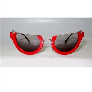 Miu miu rounded cut off cat-eye sunglasses